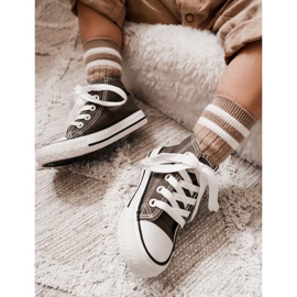 Dziecięce Wysokie Trampki Khaki Filemon zielone 1