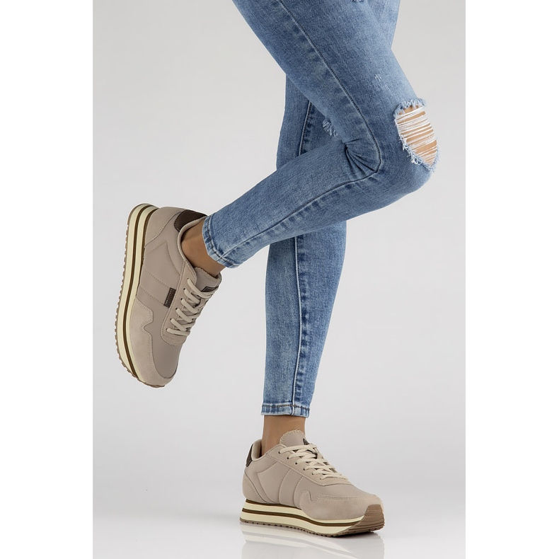 Sneakersy Filippo DP2111/22 Be beżowe beżowy 2