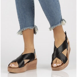 Sandały Filippo DS3609/22 Bk czarne 1