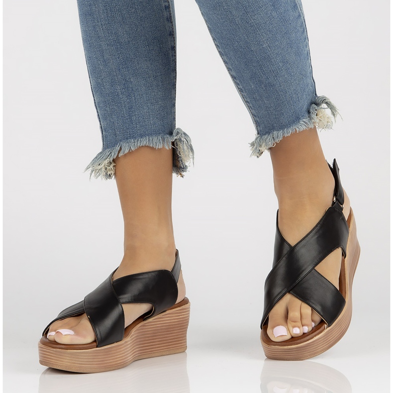 Sandały Filippo DS3609/22 Bk czarne 1