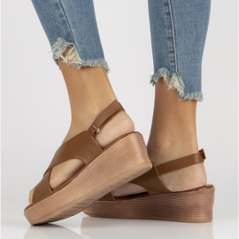 Sandały Filippo DS3609/22 Br brązowe 1