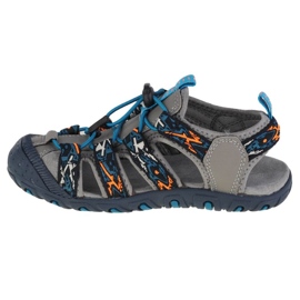 Sandały CMP Sahiph Hiking Sandal Jr 30Q9524-46UE czarne niebieskie szare 1