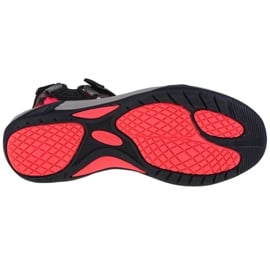 Sandały CMP Hamal Wmn Hiking Sandal W 38Q9956-03TE czarne czerwone szare 3