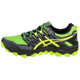 Buty Asics Gel-FujiTrabuco 7 M 1011A197-300 czarne szare zielone żółte 1