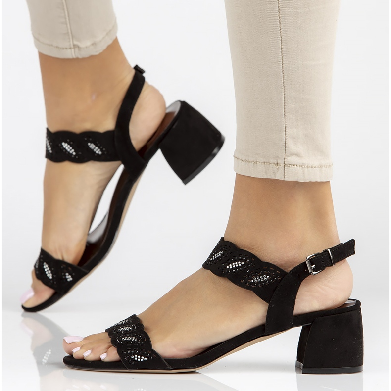 Sandały Filippo DS3606/22 Bk czarne 1