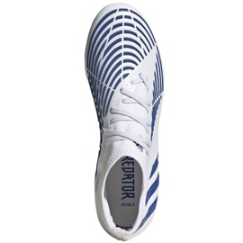 Buty piłkarskie adidas Predator Edge.2 Fg M GW2269 białe białe 2