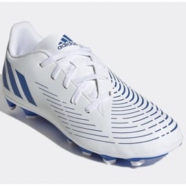 Buty piłkarskie adidas Predator Edge.4 FxG Jr GW2368 białe 3