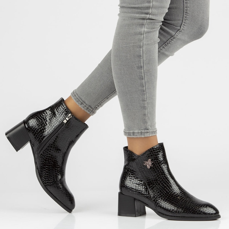 Botki Filippo DBT3116/21 Bk czarne 1