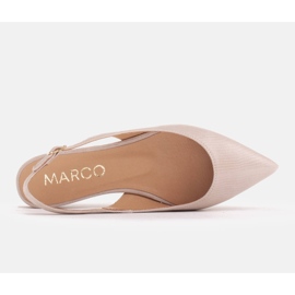 Marco Shoes Sandały z naturalnego zamszu w kolorze beżowym 1965P-103-1 6