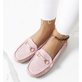 Różowe mokasyny damskie Maide 1
