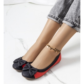 Czarne baleriny z kokardką Eske 1