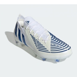 Buty piłkarskie adidas Predator Edge.1 L Fg M GV7388 białe białe 1
