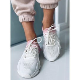 Skarpetkowe buty sportowe ombre Caloy BEIGE/PINK beżowy różowe 4