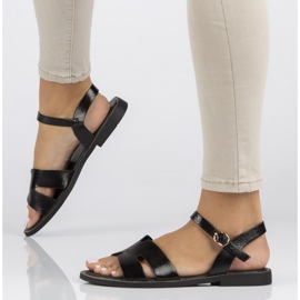 Sandały Filippo DS3702/22 Bk czarne 1