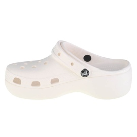 Klapki Crocs Classic Platform Clog W 206750-100 białe 1