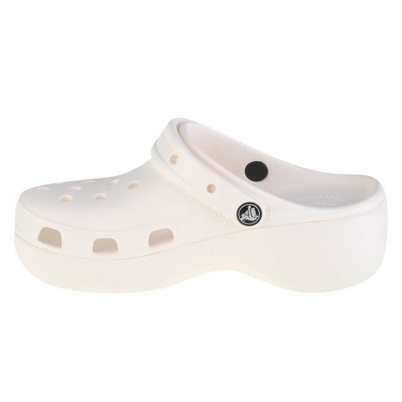 Klapki Crocs Classic Platform Clog 206750-100 białe 1