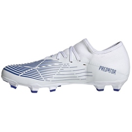 Buty piłkarskie adidas Predator Edge.3 L Fg M GW2279 białe białe 1