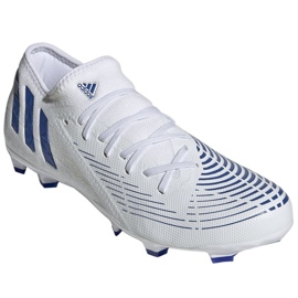 Buty piłkarskie adidas Predator Edge.3 L Fg M GW2279 białe białe 3