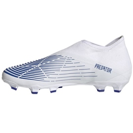 Buty piłkarskie adidas Predator Edge.3 Ll Fg M GW2277 białe białe 1