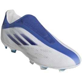 Buty piłkarskie adidas X Speedflow.3 Ll Fg M GW7495 wielokolorowe białe 3