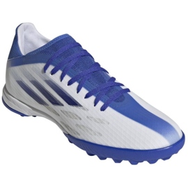 Buty piłkarskie adidas X Speedflow.3 Tf M GW7509 białe 3