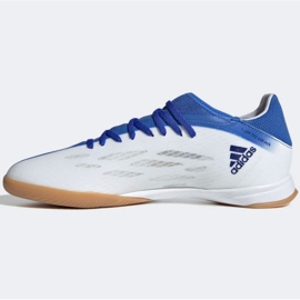 Buty piłkarskie adidas X Speedflow.3 In M GW7491 wielokolorowe białe 1