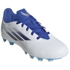 Buty piłkarskie adidas X Speedflow.4 FxG Jr GW7519 wielokolorowe białe 2