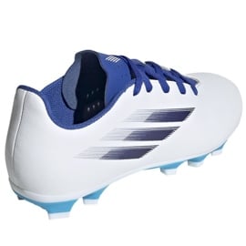 Buty piłkarskie adidas X Speedflow.4 FxG Jr GW7519 wielokolorowe białe 3
