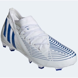 Buty piłkarskie adidas Predator Edge.3 Fg M GW2273 białe białe 3