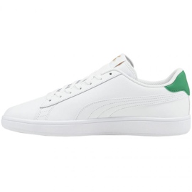 Buty Puma Smash v2 L M 365215 36 białe zielone 1