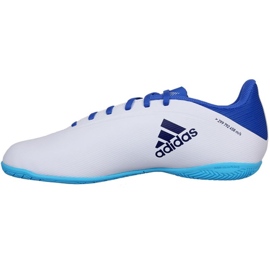 Buty piłkarskie adidas X Speedflow.4 In M GW7525 wielokolorowe białe 1