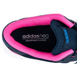 Adidas lite racer w białe różowe granatowe 1