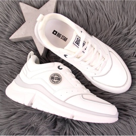 Buty sportowe damskie na platformie białe Big Star II274314 3
