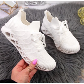 Buty sportowe damskie siatkowe białe McKeylor 3