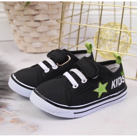 Tenisówki chłopięce na rzep czarne Atletico 2