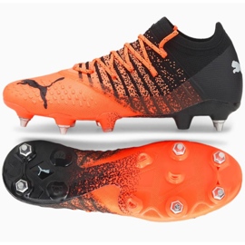Buty piłkarskie Puma Future Z 1.3 MxSG M 106750 01 pomarańczowe pomarańcze i czerwienie 1