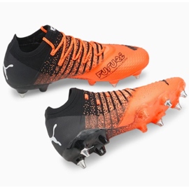 Buty piłkarskie Puma Future Z 1.3 MxSG M 106750 01 pomarańczowe pomarańcze i czerwienie 2