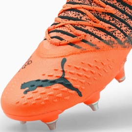 Buty piłkarskie Puma Future Z 1.3 MxSG M 106750 01 pomarańczowe pomarańcze i czerwienie 4