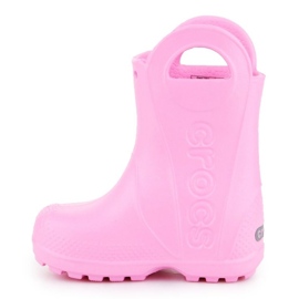 Kalosze Crocs Handle It Rain Boot Kids 12803-612 różowe 4