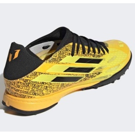 Buty piłkarskie adidas X Speedflow Messi.3 Tf M GW7423 żółte żółcie 4