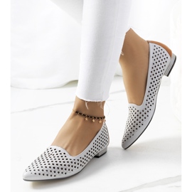 Szare baleriny ażurowe Jarrett 1