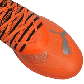 Buty piłkarskie Puma Future 1.3 Pro Cage M 106754 01 wielokolorowe pomarańcze i czerwienie 2