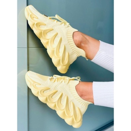 Skarpetkowe buty sportowe Ineng Yellow żółte 4