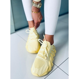 Skarpetkowe buty sportowe Ineng Yellow żółte 3