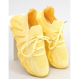 Skarpetkowe buty sportowe Ineng Yellow żółte 1