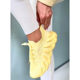 Skarpetkowe buty sportowe Ineng Yellow żółte 5