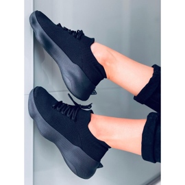 Skarpetkowe buty sportowe Desire All Black czarne 4