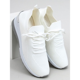 Buty sportowe skarpetkowe Faggio White białe 1