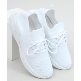 Buty sportowe skarpetkowe Salice White białe 1