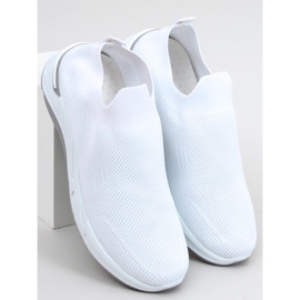 Buty sportowe skarpetkowe Bloom White białe 2